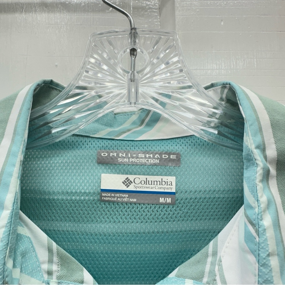 2‎ Columbia omni-shade long sleeve button down fishing shirts women's medium - Picture 8 of 15